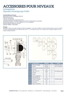 thumbnail of KLINGER INDICATEURS DE NIVEAU-fiche technique-accessoires 1