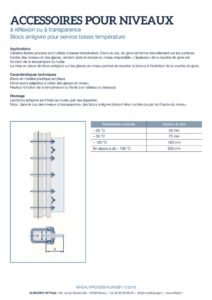 thumbnail of KLINGER INDICATEURS DE NIVEAU-fiche technique-accessoires 2