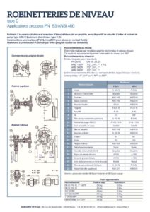 thumbnail of KLINGER INDICATEURS DE NIVEAU-fiche technique-application process robinet 20